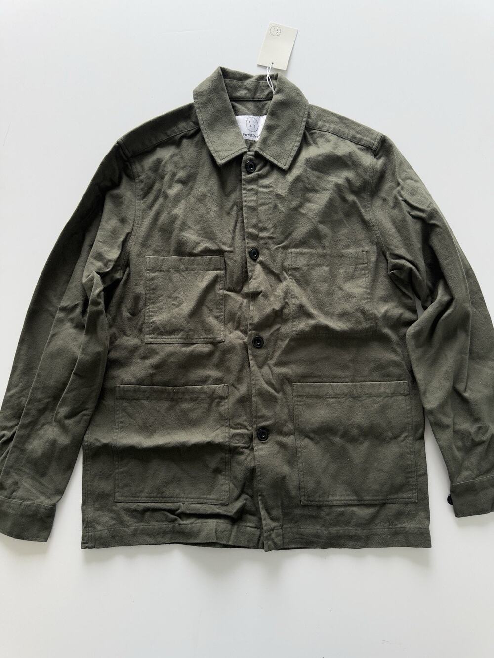 Form & Thread Nebraska Atelier Overshirt Men’s Olive Small